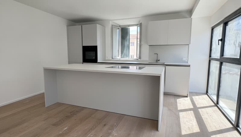 MODERNO ED AMPIO 3.5 LOCALI DI CHARME A MENDRISIO CENTRO (2)