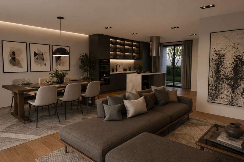 MODERNA E NUOVA VILLA 4.5 LOCALI CON GIARDINO A GRAVESANO (4)