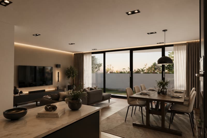 MODERNA E NUOVA VILLA 4.5 LOCALI CON GIARDINO A GRAVESANO (2)