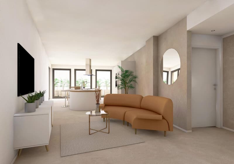 LUSSUOSO 3.5 LOCALI CON GIARDINO PRIVATO IN CENTRO LUGANO (2)