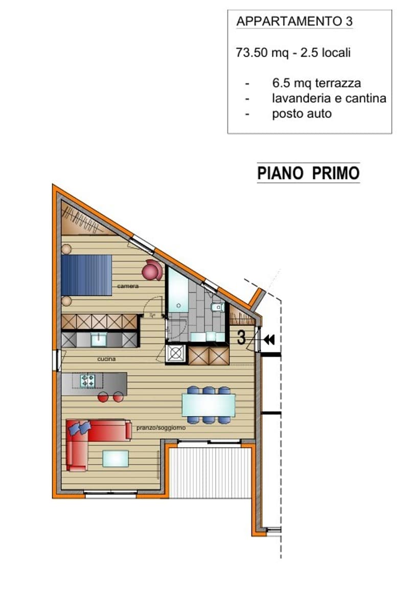 AMPIO 2.5 LOCALI DI NUOVA COSTRUZIONE CON TERRAZZA A LUMINO (10)