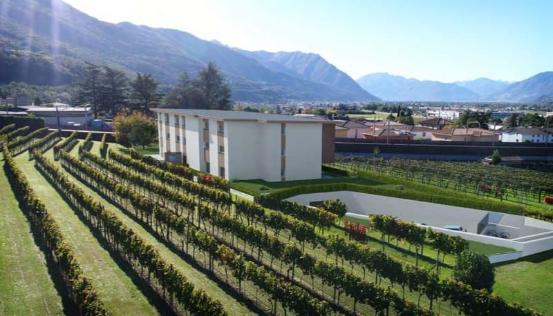 NUOVO 4.5 LOCALI CON BALCONE E VISTA APERTA A BELLINZONA (10)