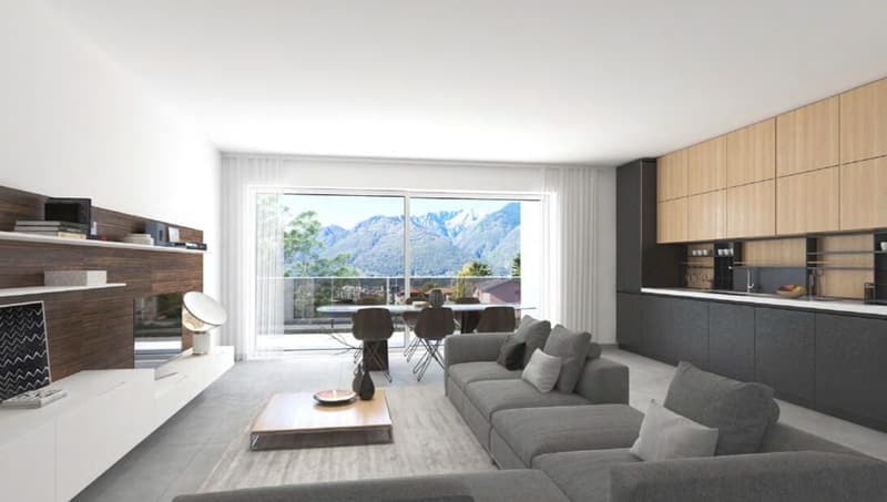 NUOVO 4.5 LOCALI CON BALCONE E VISTA APERTA A BELLINZONA (1)