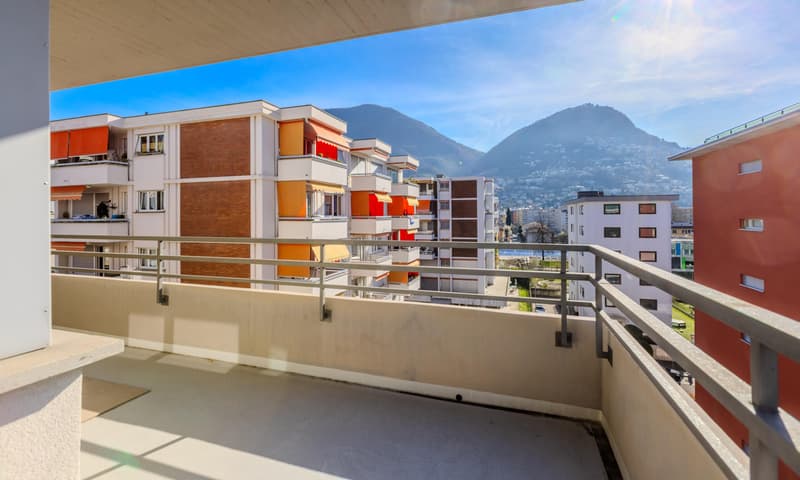 LUMINOSO 3.5 LOCALI CON TERRAZZA IN ZONA CENTRALE A LUGANO (2)