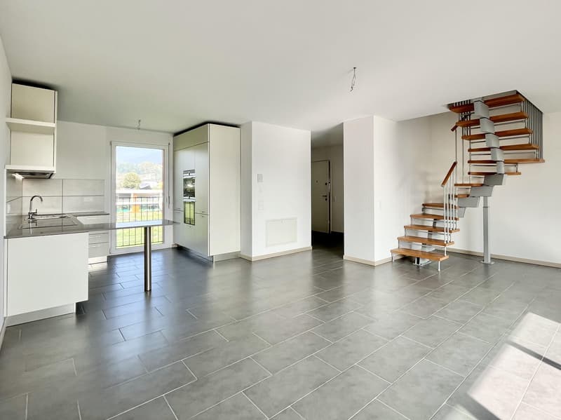 AFFITTASI MODERNO 4.5 LOCALI DUPLEX CON TERRAZZA A STABIO (1)