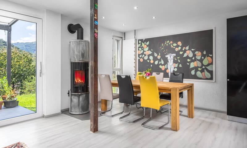 CASA A SCHIERA DI 4.5 LOCALI CON GIARDINO A PONTE CAPRIASCA (4)