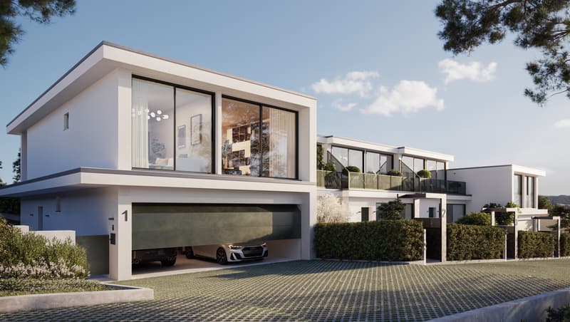 NUOVE E MODERNE VILLETTE DI 5.5 LOCALI CON GIARDINO A MANNO (9)