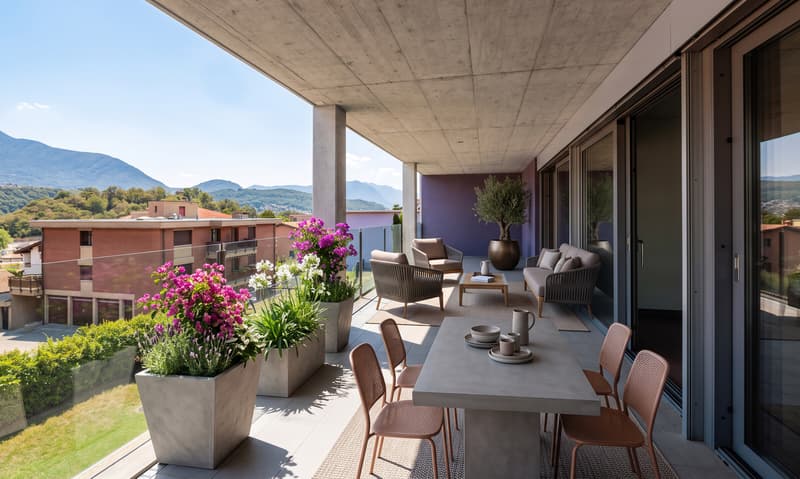 LUMINOSO E MODERNO 2.5 LOCALI CON AMPIA TERRAZZA A GRAVESANO (2)