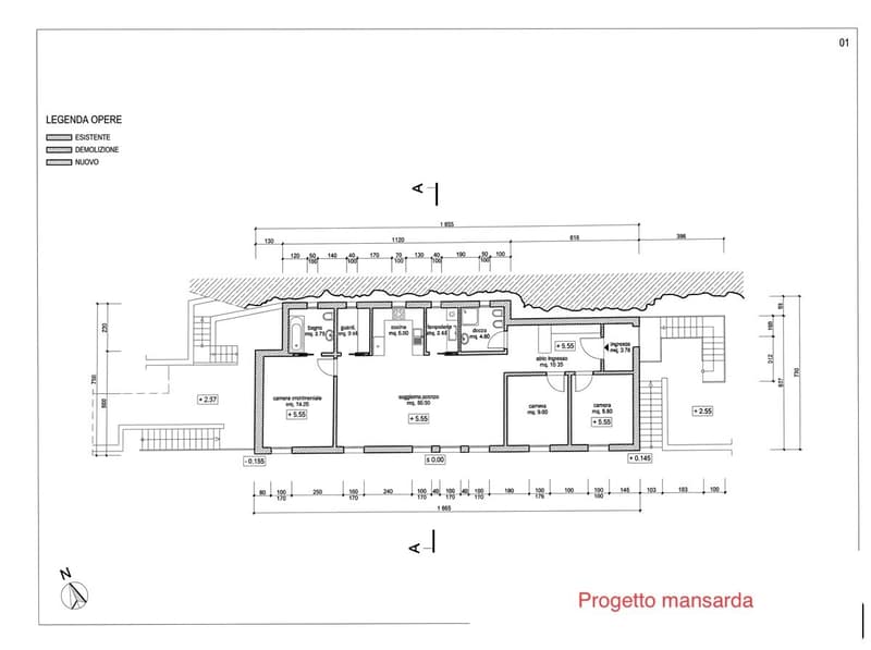 CASA 4.5 LOCALI DA RINNOVARE CON AMPIO TERRENO AD ARANNO (12)