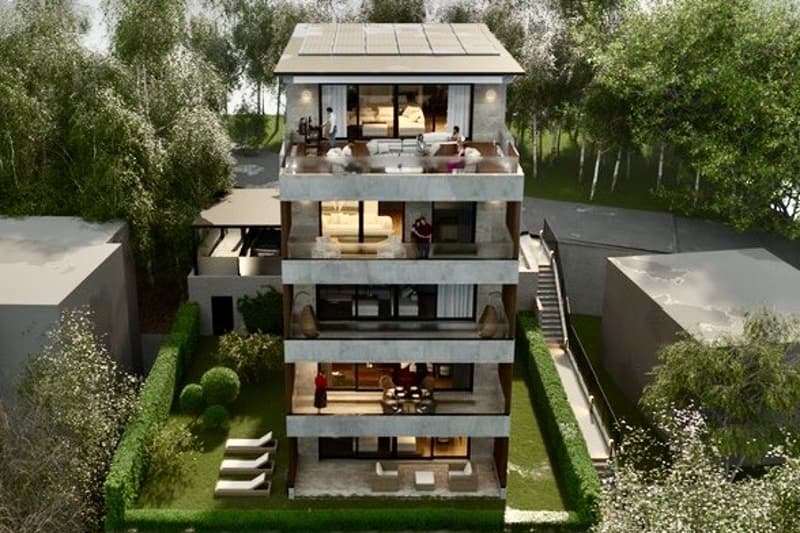 NUOVI MODERNI 4.5 LOCALI CON GIARDINO E VISTA LAGO A MELIDE (6)