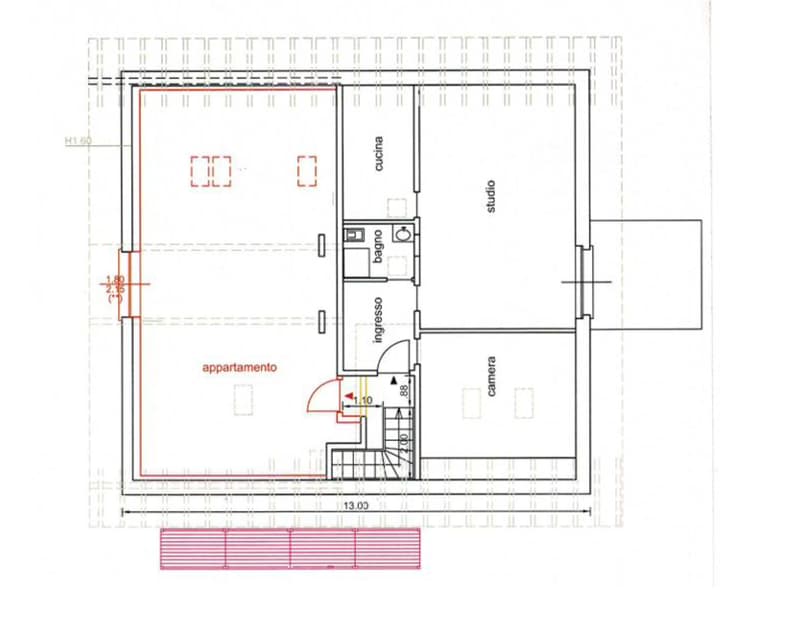 AMPIO E ACCOGLIENTE 2.5 LOCALI ULTIMO PIANO A CANOBBIO (9)