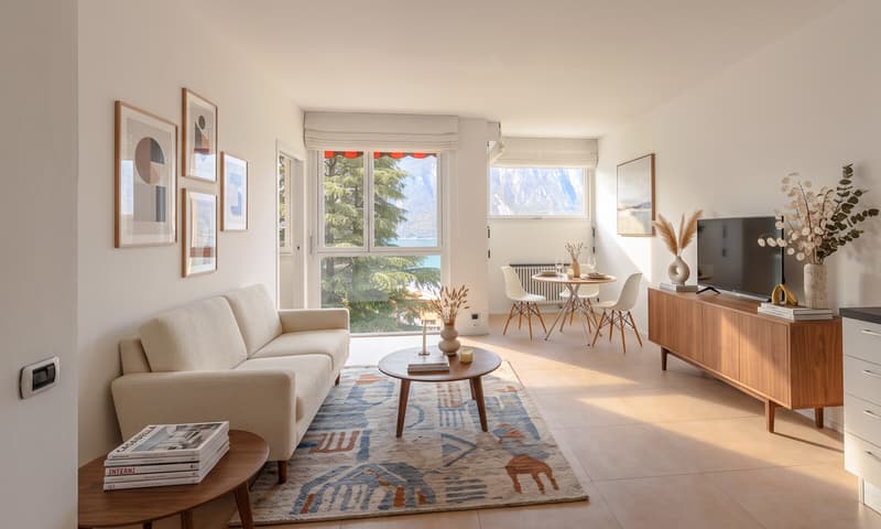 AFFITTASI BELLISSIMO 2.5 LOCALI RINNOVATO CON VISTA LAGO (1)