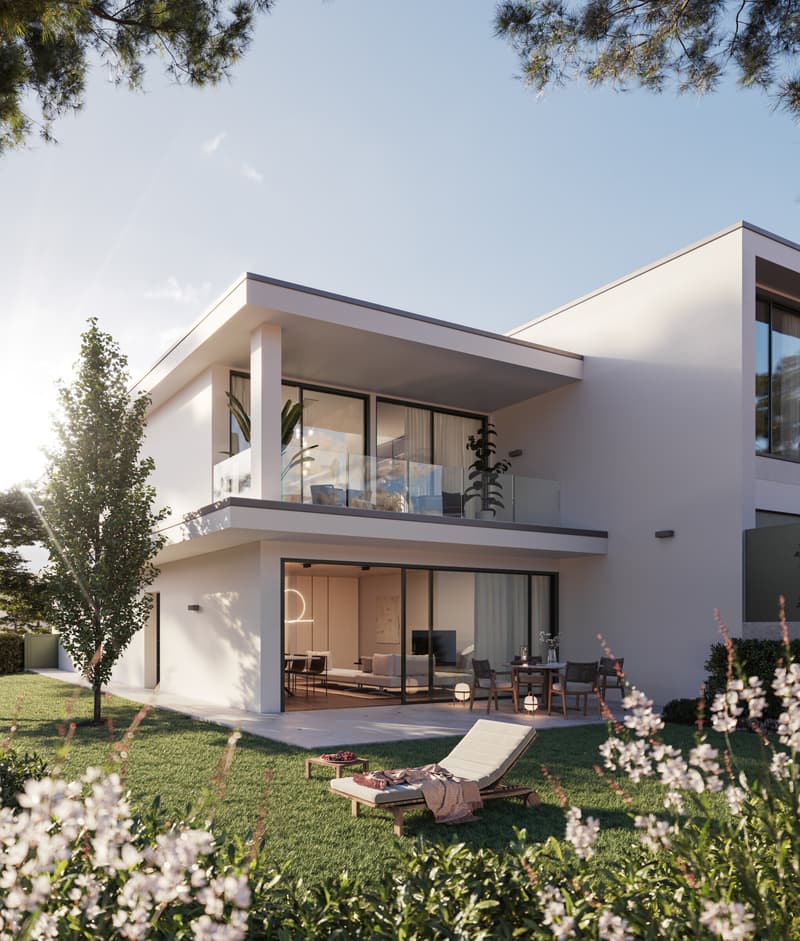 NUOVE E MODERNE VILLETTE DI 5.5 LOCALI CON GIARDINO A MANNO (8)