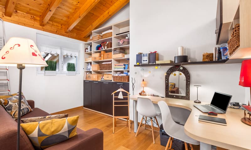 MODERNO ATTICO DI 3.5 LOCALI CON TERRAZZA A VILLA LUGANESE (8)