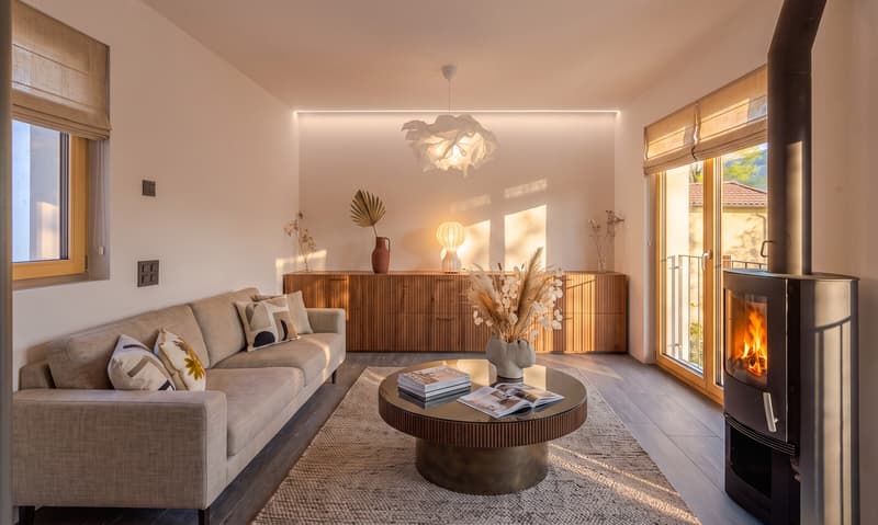NUOVA CASA DI 3.5 LOCALI CON GIARDINO E DEPENDANCE A BRENO (4)