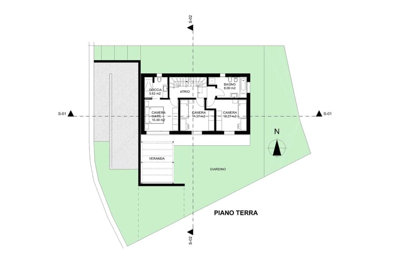 PROGETTO APPROVATO PER MODERNA VILLA DI 4.5 LOCALI A GNOSCA (2)