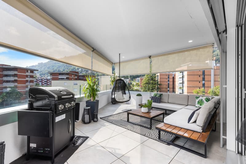 MODERNO 3.5 LOCALI CON GRANDE TERRAZZA AD AGNO (1)