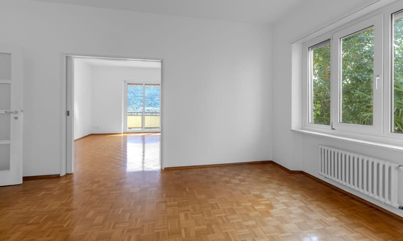 AFFITTASI AMPIO 4.5 LOCALI CON VISTA APERTA A LUGANO CENTRO (4)