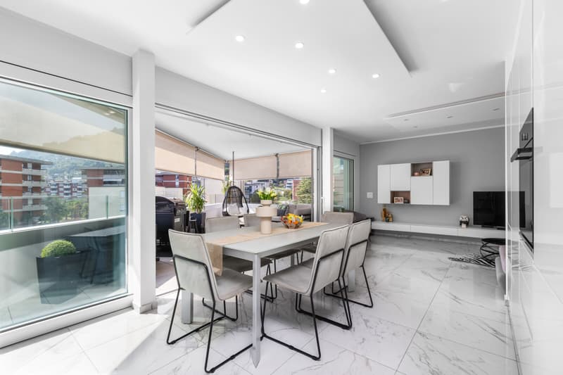 MODERNO 3.5 LOCALI CON GRANDE TERRAZZA AD AGNO (2)