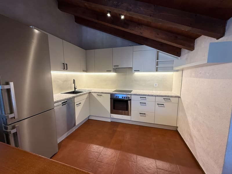 AFFITTASI ATTICO ARREDATO DI CHARME 5.5 LOCALI A MAGLIASO (4)
