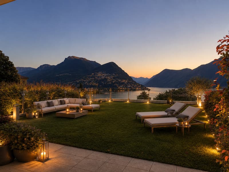 DUPLEX 4.5 VISTA LAGO A COLLINA D'ORO A DUE PASSI DA TASIS (3)