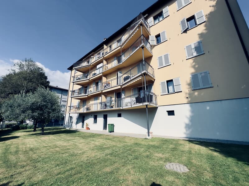 LUMINOSO 4.5 LOCALI CON TERRAZZA E BOX AUTO A GIUBIASCO (9)