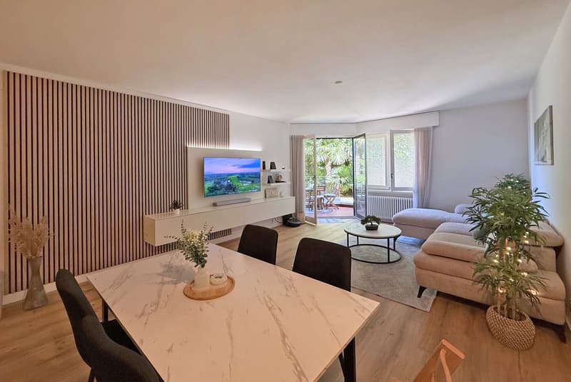 BELLISSIMO 3.5 LOCALI INTERAMENTE RINOVATO A LUGANO SUD (3)