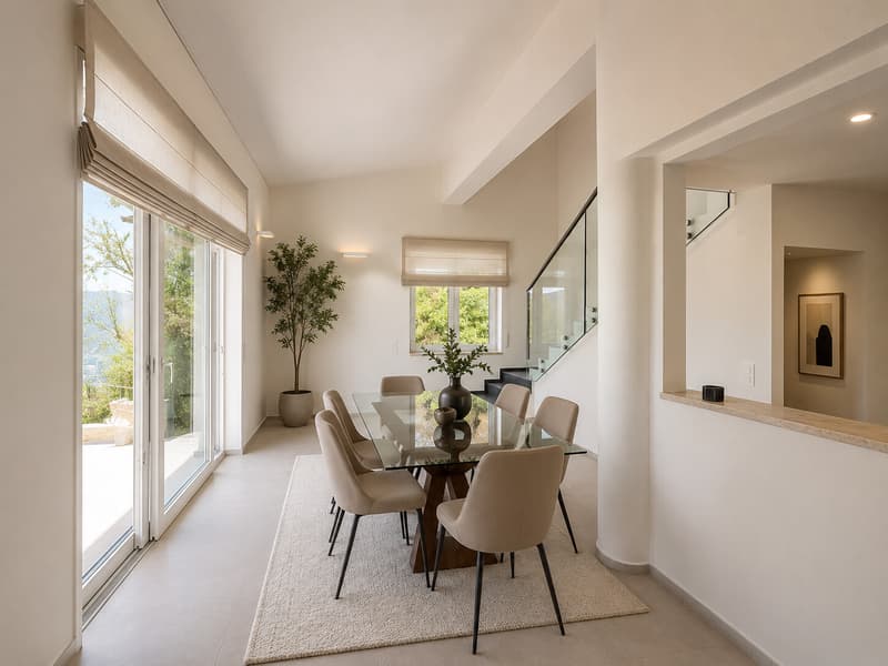 CASA 5.5 LOCALI RINNOVATA CON STUPENDA VISTA LAGO A ROVIO (3)
