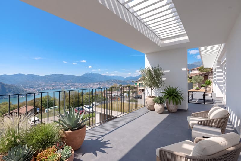ESCLUSIVA E SPLENDIDA VILLA VISTA LAGO 6.5 LOCALI A PUGERNA (2)