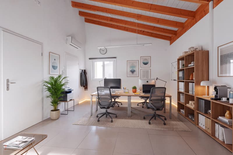 PALAZZINA COMMERCIALE CON UFFICI E POSTI AUTO A BESAZIO (5)