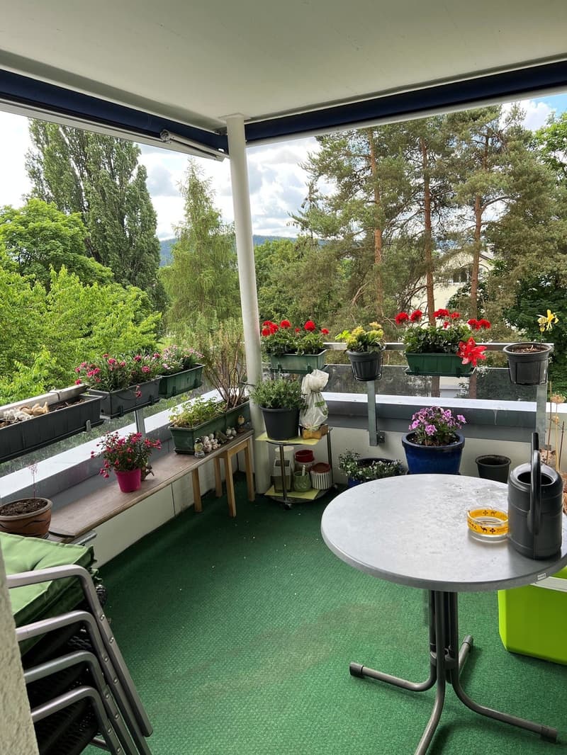 Appartamento di 3,5 locali con balcone e vista sulla verde (2)