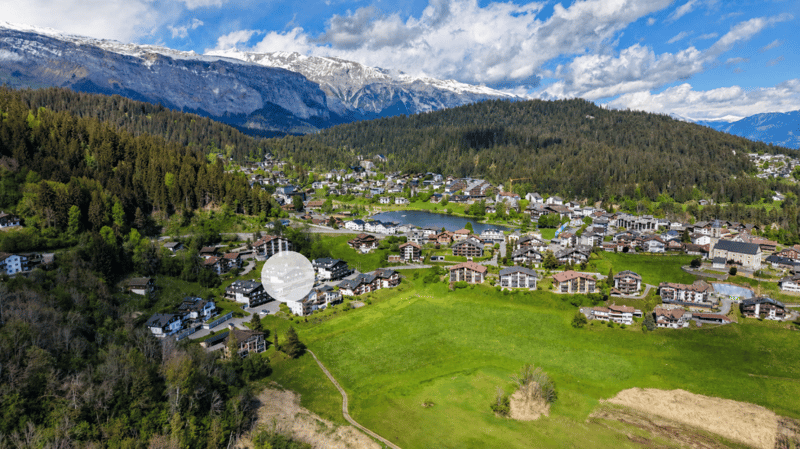 Situation Haus B in Laax Dorf