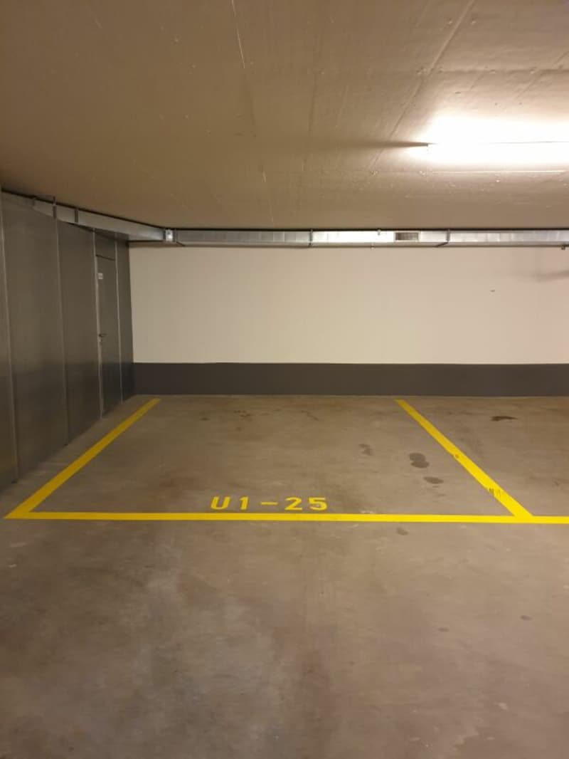 Überbreiter Einstellplatz mit direktem Zugang vom Aussenbereich (2)
