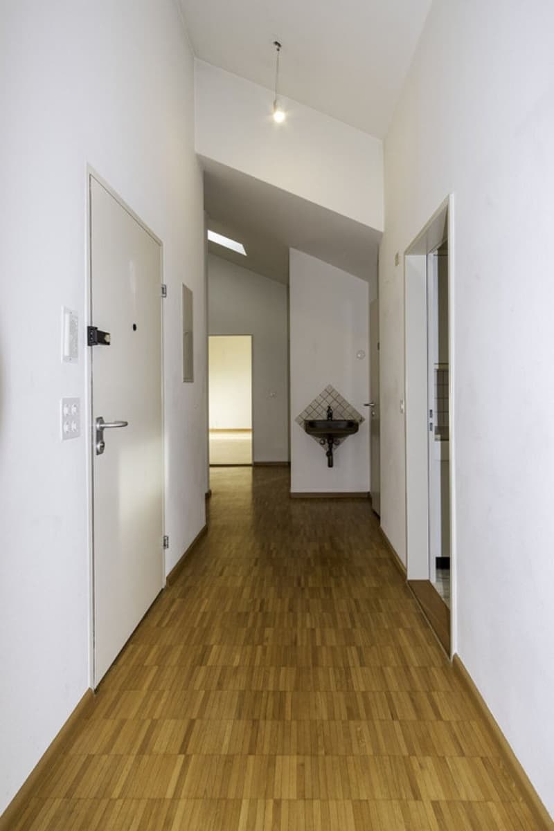 Charmante 110 m2 grosse Dachwhg. und zusätzlichem Studio-/Atelierzimmer, 2 Terrassen, Abstellräume (5)