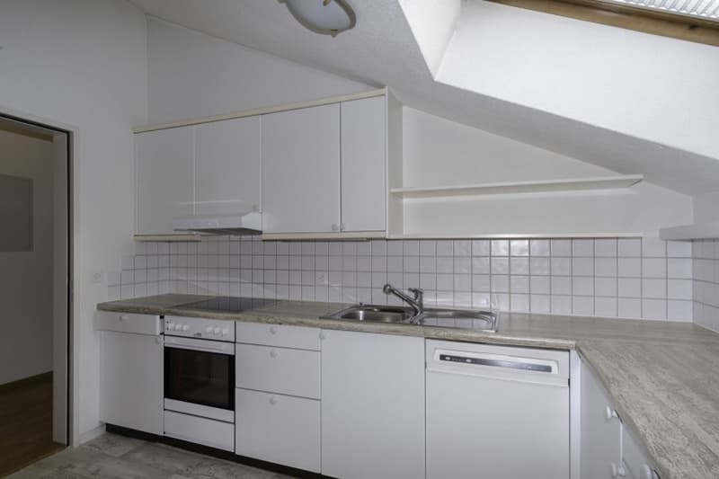 Charmante 110 m2 grosse Dachwhg. und zusätzlichem Studio-/Atelierzimmer, 2 Terrassen, Abstellräume (6)