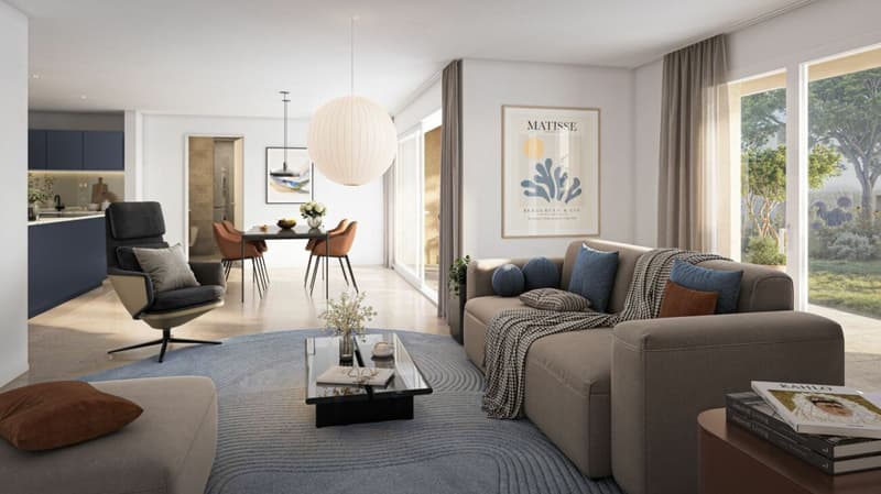 High up: modern attic apartment with special room height (2)