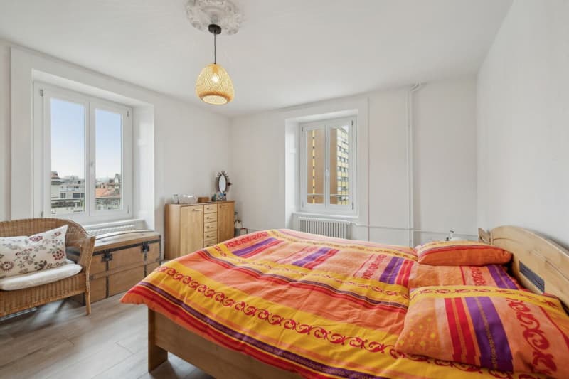 Schlafzimmer mit Wohlfühlatmosphäre