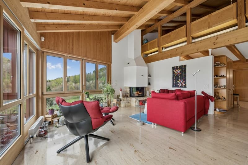 Wohnzimmer im charmanten Einfamilienhaus