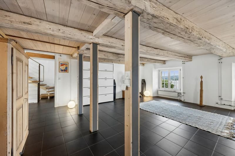 Zimmer mit Loft-Charakter