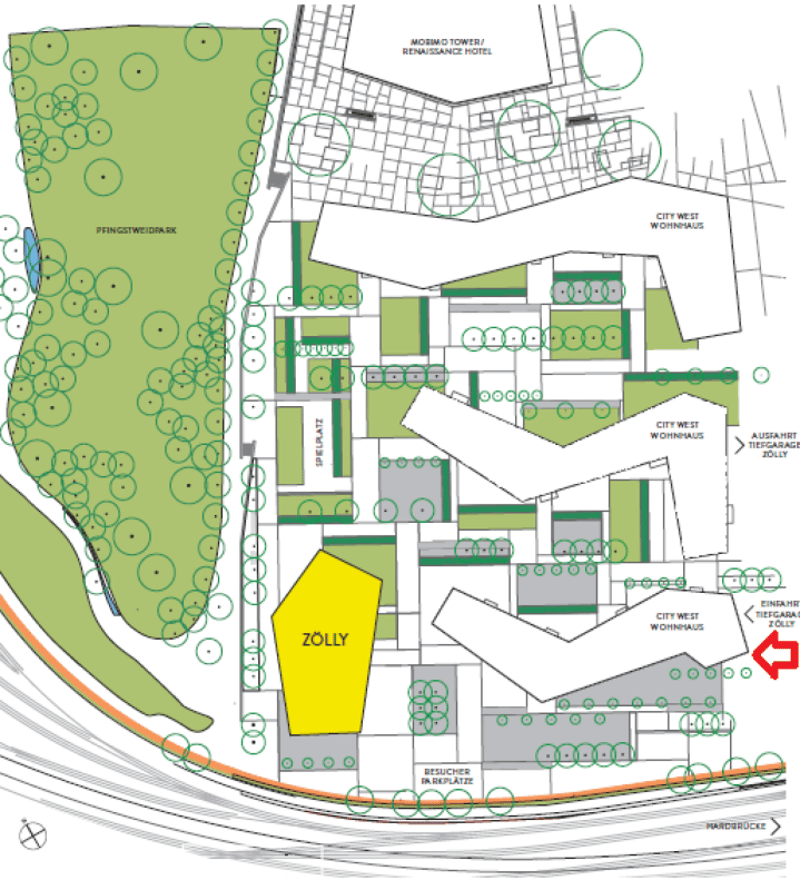 Situationsplan Gesamtareal
