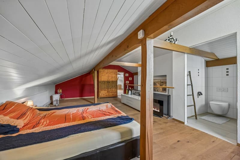 Zimmer mit Toilette