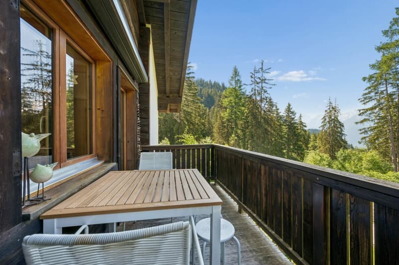 Balkon mit schöner Panoramasicht