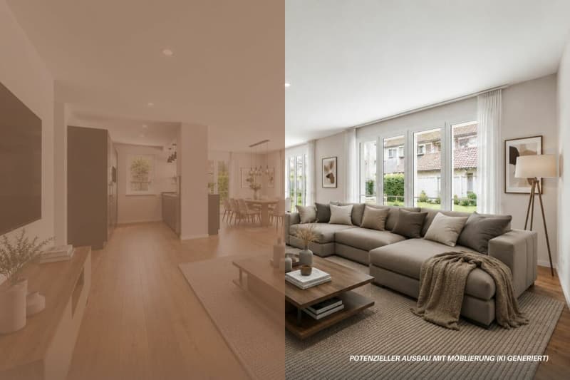 Modernized 4.5-room garden apartment with flexible room layout (1)