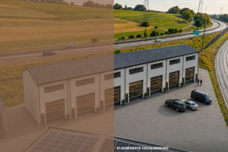 KI-Visualisierung Aussenansicht