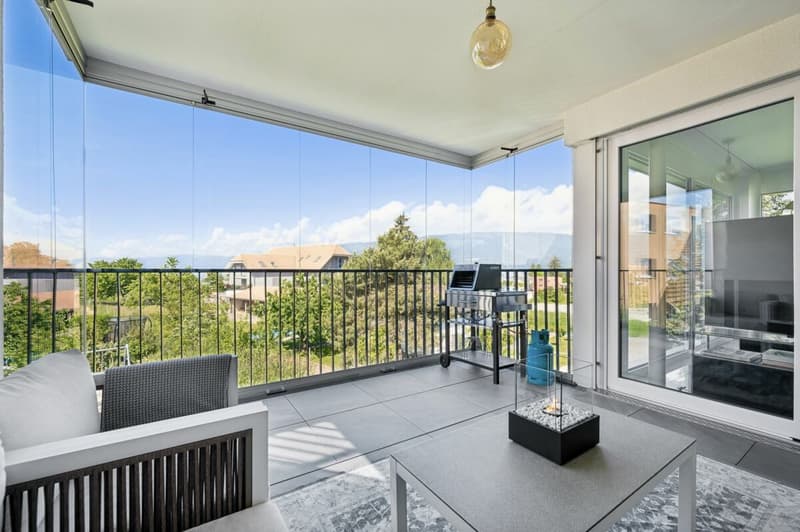 Balkon mit wunderbarer Aussicht