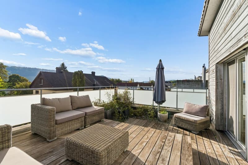 Ausgebaute Terrasse