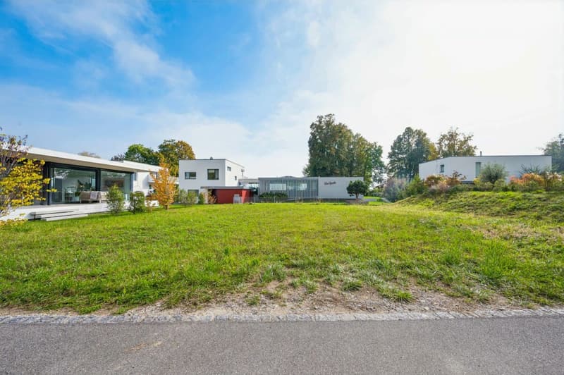 Blick aufs Grundstück