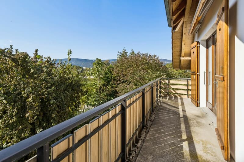Balkon im Dachgeschoss