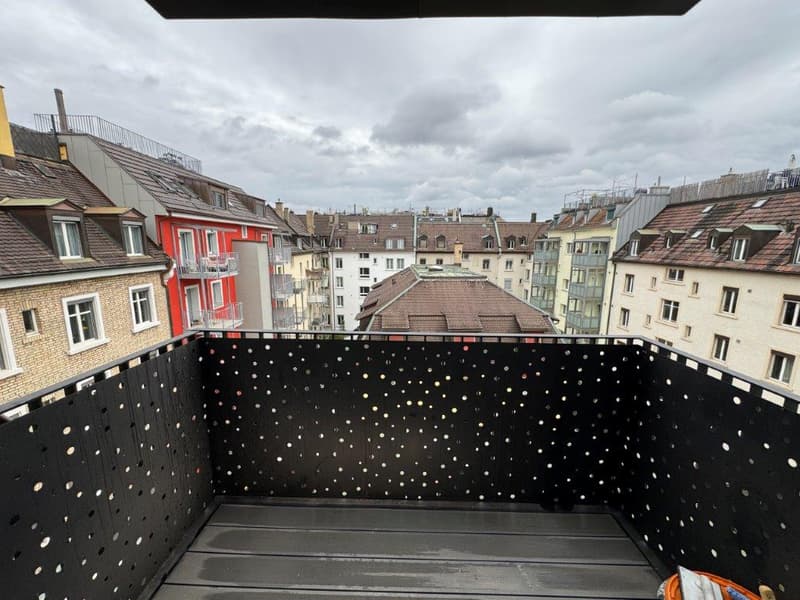 Erstbezug! Neurenovierte 1-Zimmerwohnung mit Balkon an der Steinstrasse 35 in Zürich (8)