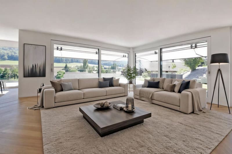Sunny terrace apartment with a view of the Säntis in a beautiful south-facing location. (2)